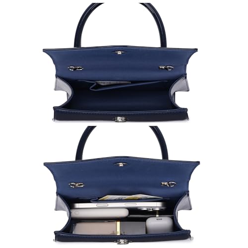 Image of Women's Evening Bag Bridal Party Clutch Purses Cocktail Prom Handbags with Patent Leather