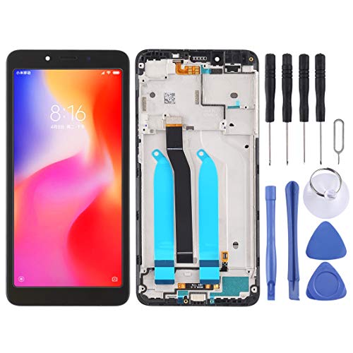 Écran LCD pour Redmi 6 assemblage haut de gamme noir avec cadre