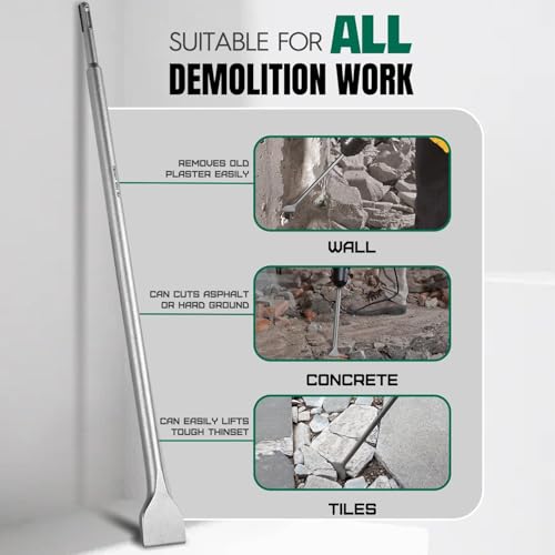 Burin SDS Plus 600 x 40 mm pour décoller le carrelage au sol