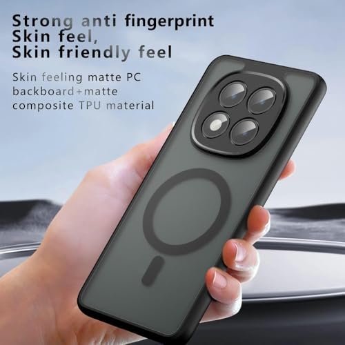 Image of Back Cover for Redmi Note 15 5G, Matte PC Back + TPU Bumper Shockproof Mobile Case Cover (Redmi Note 15)