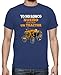 latostadora Camiseta Manga Corta Yo No Ronco Sueño Que Soy Un Tractor para Hombre - Azul Royal XL - Ref. 6249215-P