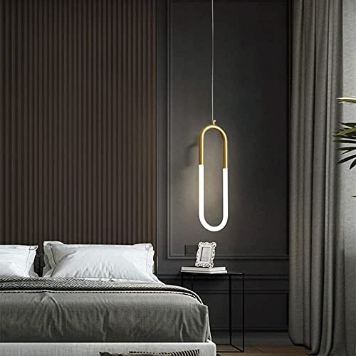 Anillos minimalistas modernos iluminación colgante para comedor cocina y techos altos