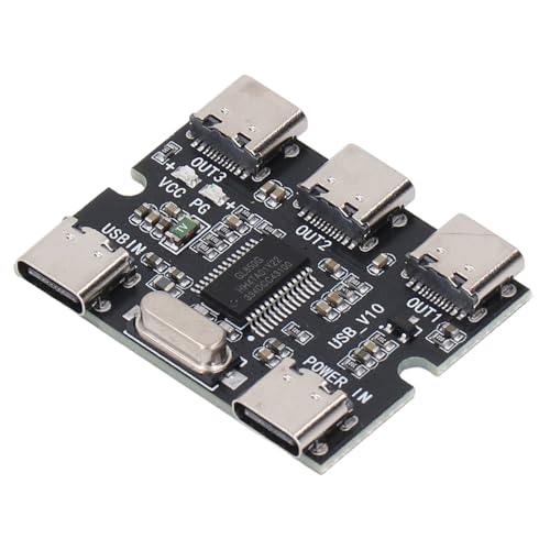 Módulo de expansión USB tipo C duradero: concentrador plug and play de 3 salidas 5V 3