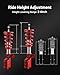 EVIL ENERGY Coilovers Compatible for Ford Fusion 2013-2020, Height Adjustable Coilovers Lowering Kit with 32-Level Damper Adjustment, Coilovers Suspension Kit, Red