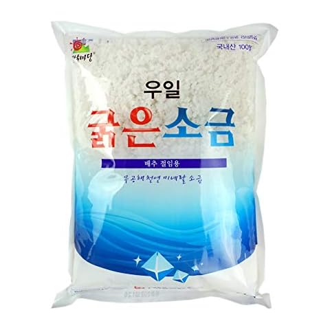 ROM AMERICA Korean Coarse Sea Salt with Healthy Trace Minerals for Baking, Cooking, Kimchi, BBQ, Pickling, Brining, Soups, Salt Scrubs, and More 바다굵은소금 Bulk - 6.6 Pounds (Pack of 1) Cover
