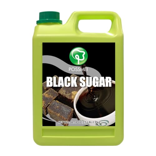 Possmei Flavored Syurp, Black Sugar, 5.5 Pound
