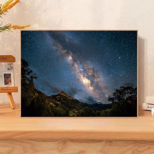 Kit completo de Diamond Painting 40x50cm con diseño Full Drill de montaña brillante 6