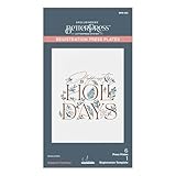 Happiest Holidays Registrierungs-Pressschilder-Set aus der City Holiday Collection von Yana Smakula
