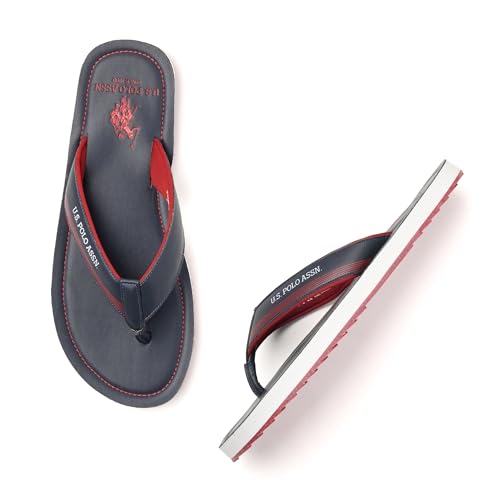 Image of U.S. POLO ASSN. USPA| OVI BLACK| Stylish slider Slippers for Man