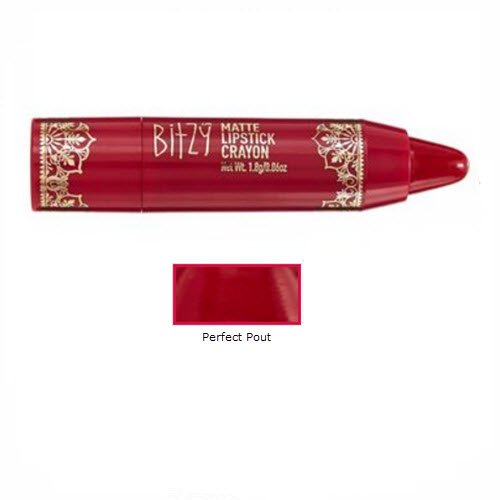 Bitzy Matte Lipstick Crayon 129 Perfect Pout