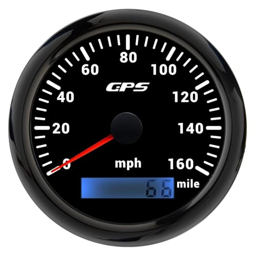 I[goCsvQ[W 85mm GPS Xs[h[^[ Q[W Aeit 7FobNCg 60KMH sv  {[g bgp 12V24V(0-160MPH BN)