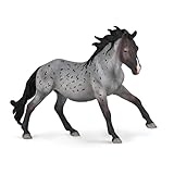 Collecta - Semental Nokota Azul ruano - Figura Coleccionable Caballo - Tamaño XL - +3 (Deqube 90180060)