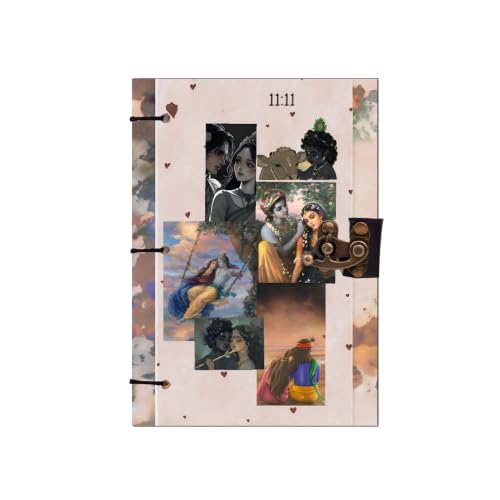 Image of Heart 11:11 Diary Notebook 7x5 Inch 160 Pages Unruled Journal for Writing