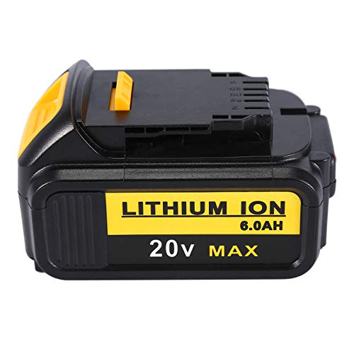 NextCell Li-Ion 6.0Ah 20 volt 20V battery for Dewalt DCF880 DCF880M2 DCF880C1-JP DCF883B DCF883L2 DCF883B DCF885 DCF885B DCF885C2 DCF885L2 DCF885L2 DCF885N DCF886 DCF895B DCF895C2 DCF895L2 DCF895L2