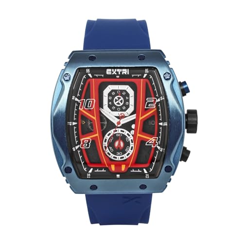EXTRI Analog Blue Dial Mens Watch-X6053-I (B0D3J43KKP) Amazon Price History, Amazon Price Tracker