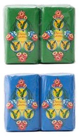 Packof 2, Parrot Soap Botanica Green 110 G.(pack4)+parrot Soap Botanical Blue 110 G.(pack4) , Made in Thailand.