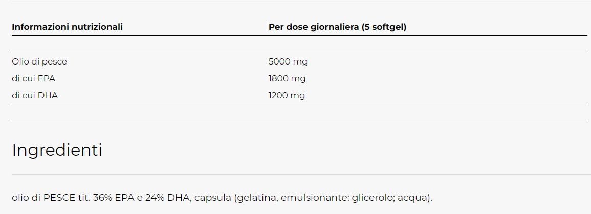 Essential Omega-3 IFOS 240 Softgels - forte concentration d'EPA et de DHA - Purissimo