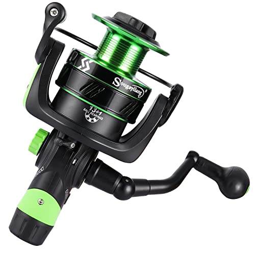 Image of Sougayilang Spinning Reel 13+1 Stainless Steel BB Bait Feeder Carp Fishing Reel for Freshwater and Saltwater-KO4000