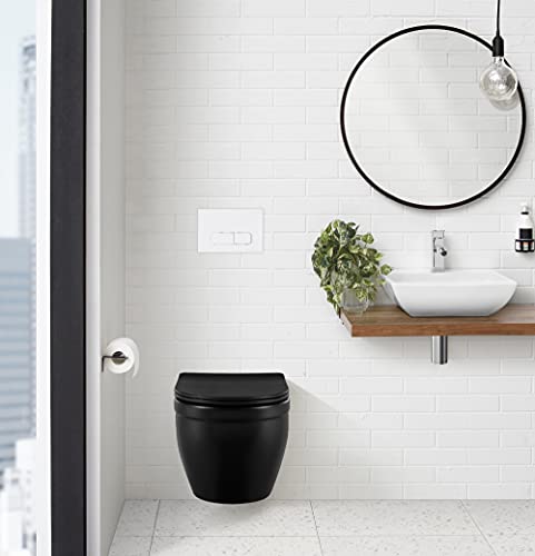 Swiss Madison Well Made Forever SM-25-WCCTM13WH Actuadores de Pared para Sanitarios, SM-KS246-G, Blanco miniatura 3