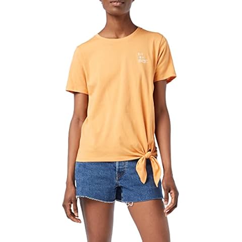 Tom Tailor Denim Women's 1032393 T-Shirt, 29565-Golden Peach, XS Cover