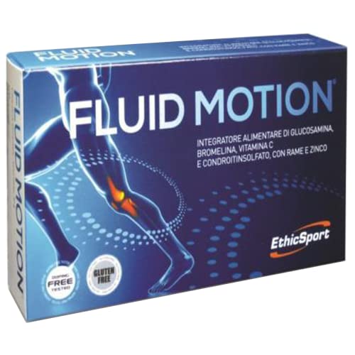 Ethicsport - Fluid Motion - Confezione Da 30 Cpr X 1400 Mg - Integratore Alimentare Per Chi Ha Cartilagini E Articolazioni Deboli E Usurate