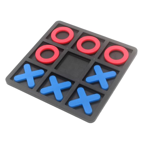 Juego de mesa Tic Tac Toe tablero clásico 15x15 cm miniatura 5