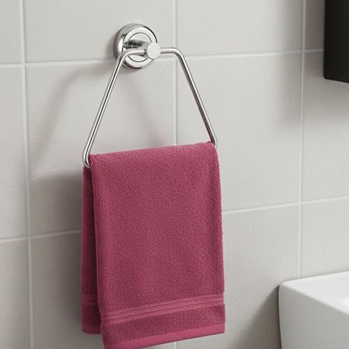 Image of Stainless Steel Towel Ring for Bathroom, Napkin Ring for Wash Basin, Towel Holder, Napkin Holder, Towel Hanger, Bathroom Aessories (Triangular Shape) Set-1