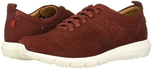 Marc Joseph New York Mens Leather Made in Brazil Grand Central Sneaker, Bordo Zig-Zag Nubuck, 8 | Image 6