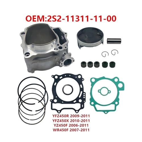 Kit de juntas YFZ450 2S2-11311-11-00 de repuesto compatible con motos WR450F y YZ450F 3
