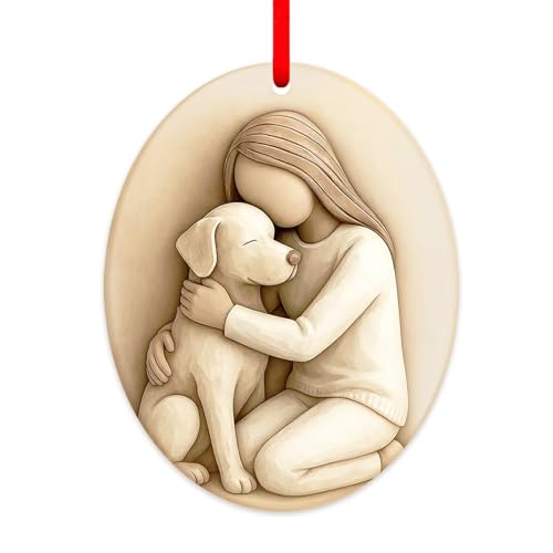 WALENGIF 2025 Dog Christmas Ornament - Dog Lover Gifts for