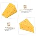 Mobestech Artificial Cheese Cheese Decorations for Miniature Kitchen Unique Fake Food Props