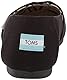 TOMS Damen Alpargata aus recycelter Baumwolle Flache Slipper, SCHWARZ, 40 EU
