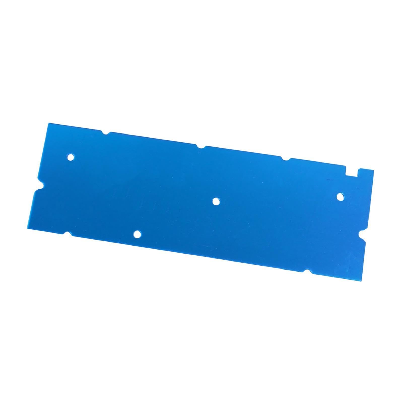Carcasa de teclado azul con placa de luz para setup gaming 8
