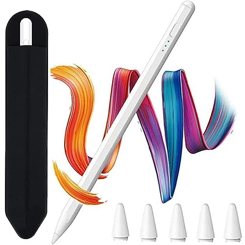 Lápiz Stylus Pen Compatible con Apple iPad(2018-2022),Stylus Pen con Punta Fina y Sensible para...