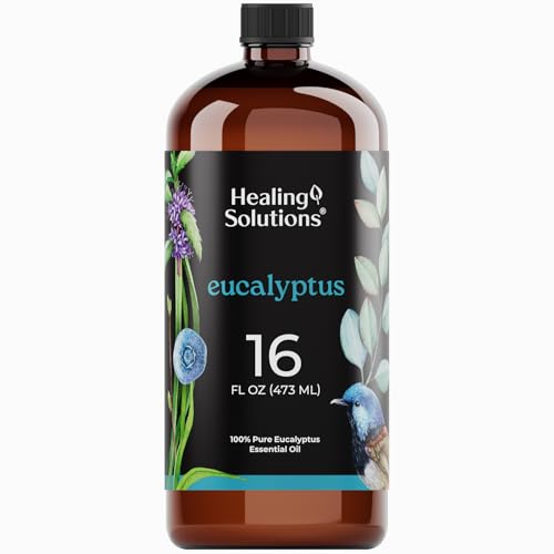 Aceite Esencial de Eucalipto Healing Solutions 16oz miniatura 1