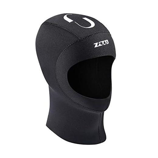 ZCCO Capucha de Buceo 3 mm / 5 mm Capucha de Neopreno para Traje de Neopreno Gorra de Buceo elástica Duradera, Capucha térmica de Surf (3mm, L)