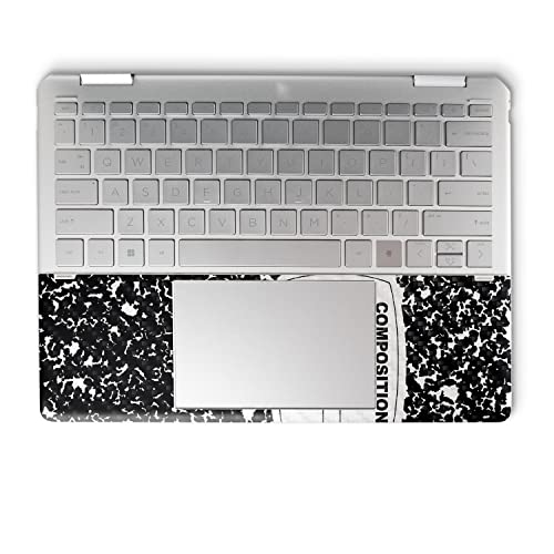 Image of MightySkins Carbon Fiber Skin Compatible with HP Spectre x360 14 inch (2022) Full Wrap Kit - Composition Book | Protective, Durable Textured Carbon Fiber Finish | Easy to Apply | Made in The USA
