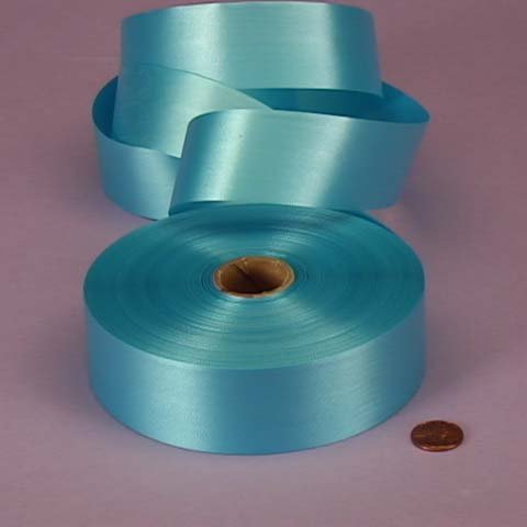 Turquoise Embossed Poly Satin Ribbon, 4433775