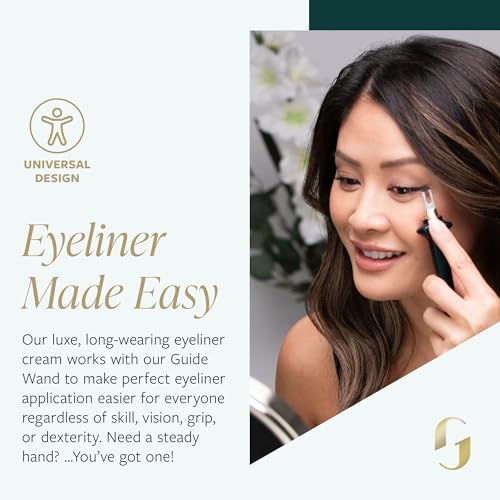 Delineador en crema marrón Guide Beauty Luxe 0.14 oz miniatura 2