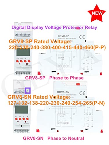 Relais de tension GRV8-SP à réinitialisation automatique protégeant vos moteurs triphasés - 6