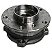 TRQ Front Wheel Bearing & Hub Assembly AWD with ABS Sensor Compatible with 2007-2018 BMW X5 2008-2019 X6