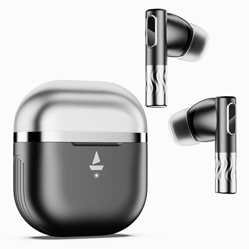 boAt Nirvana Zenith Truly Wireless in Ear Ear Buds w/Dolby Audio, 50dB ANC, Adaptive EQ Powered by Mimi, 6-Mic AI-ENx™, 50 Hrs. Playback & Hearables App Support(Mystique Black) (B0CY5H5RWZ) Amazon Price History, Amazon Price Tracker