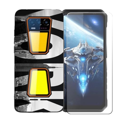 pFZZSZSP[X Kp Oukitel WP58 Pro + KXXN[یtB Aȃ\tgVRP[XیTPUJo[̃P[XJo[p Kp Oukitel WP58 Pro (6.67") - BST5