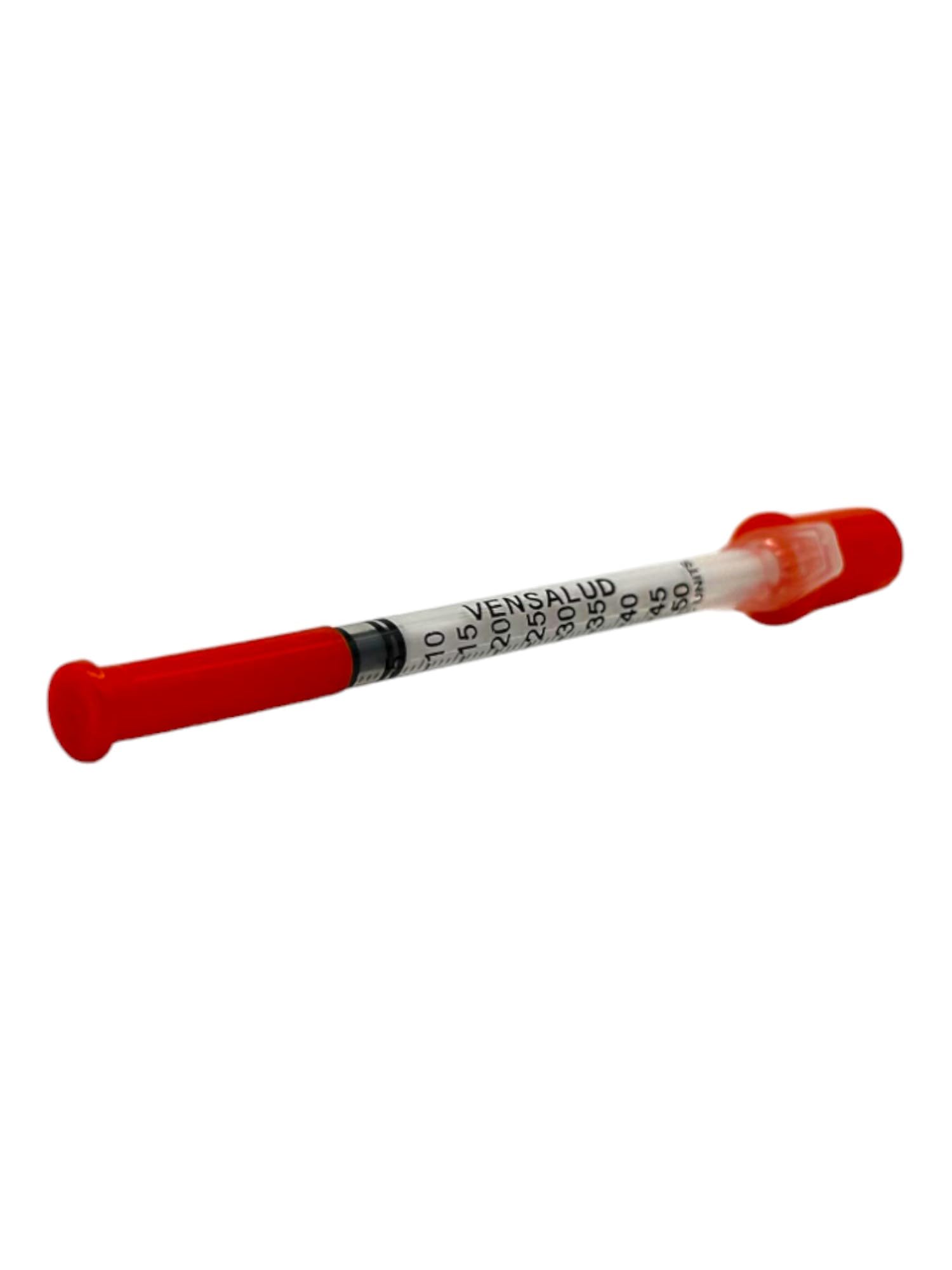 VENSALUD Lot de 100 outils de mesure de 0,5 ml, sans latex, cône Luer central, usage vétérinaire, laboratoire, alimentation pour animaux de compagnie 30 g x 5/16 mm Précision des doses