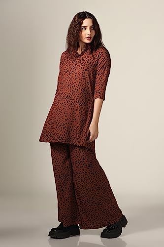 Image of DHRUVI TRENDZ Rayon Co-Ord Set For Women | Co-Ord Set For Women Stylish | Festive Co-Ord Set For Women | Travel Co-Ord Set For Women | 3 /4 Sleeve Women's Co-Ord Set