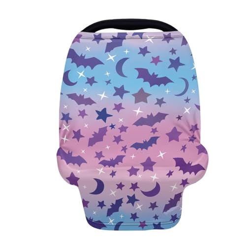 Image of Belidome Gothic Baby Stuff Bat Breastfeeding Cover for Women Carseat Covers Baby Nursing Shawls Breathable Stretchy