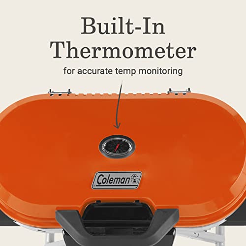 Image of Coleman RoadTrip 285 Portable Stand-Up Propane Grill with 3 Adjustable Burners & Instastart Ignition, 20,000 BTUs of Power for Outdoor Cooking, Camping, Tailgating, Grilling, BBQs, & More