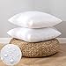 EMEMA Coussins de Garnissage Imperméable Extérieur Oreiller à Recouvrir Carré Décoration de Canapé pour Coucher Reposer à Jardin Sofa Chambre Balcon 45x45 cm Lot de 2