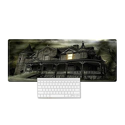 Tapis de souris gaming filaire ou sans fil XXL 1000x500 anti-glissant Halloween