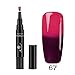 Produktbild Kashyk Nail One Step Nagellack-Stift, Farbverlauf Temperaturänderung Nagellack, 1 Stück 3 in 1 Nagel Gel Gel, schnell trocknend langlebig wasserdichter Nagellack